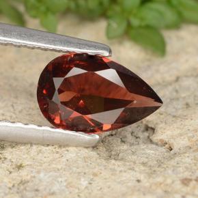 0.9ct Pear Facet Red Pyrope Garnet Gem for sale 0.9ct Pear Facet Red Pyrope Garnet Gem (ID: 487787)