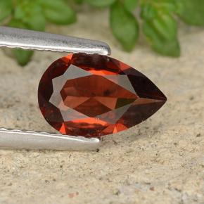 0.8ct Pear Facet Red Pyrope Garnet for sale thumb image of 0.8ct Pear Facet Red Pyrope Garnet (ID: 487868)