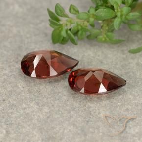 Pyrope Garnet Gemstones in 8 x 5 mm (calibrated) Size for Sale, Pyrope Garnet Stones in Sangria Red Color
