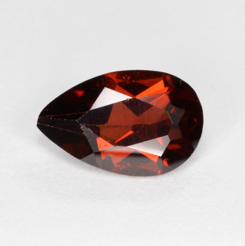 Темно-красный Гранат Пироп Камень - 1ct Фасетная Груша (ID: 488486)