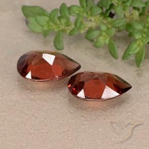 Pyrope Garnet Gemstones in 8 x 5 mm (calibrated) Size for Sale, Pyrope Garnet Stones in Sangria Red Color