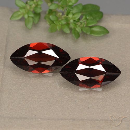 3.70ctw Natural Dark Red Pyrope Garnet, Marquise, VVS-VS