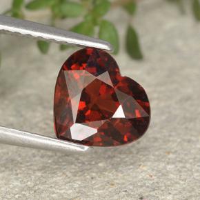 1.7ct Heart Facet Red Pyrope Garnet Gem for sale 1.7ct Heart Facet Red Pyrope Garnet Gem (ID: 495429)