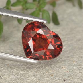 2ct Heart Facet Red Pyrope Garnet for sale thumb image of 2ct Heart Facet Red Pyrope Garnet (ID: 495435)