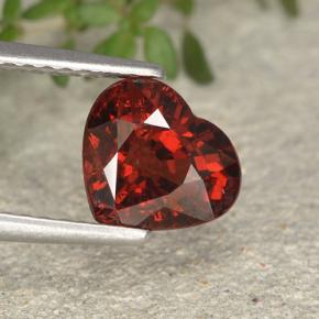 2ct Heart Facet Red Pyrope Garnet Gem for sale 2ct Heart Facet Red Pyrope Garnet Gem (ID: 495437)