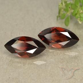 2.73 ctw Red Pyrope Garnet Stones, Natural Pyrope Garnet in Marquise Facet Shape for Sale