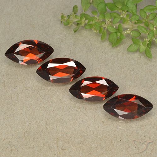 4.41ctw Natural Dark Red Pyrope Garnet, Marquise, VVS-VS