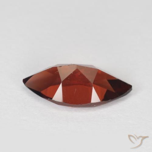 Pyrope Garnet Gemstone in 10 x 5.1 mm Size for Sale, Pyrope Garnet Stone in Merlot Red Color