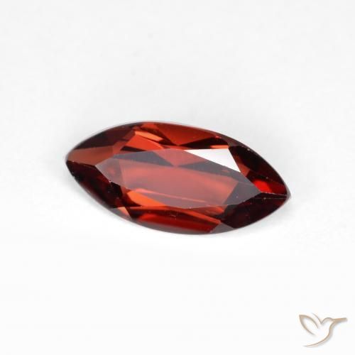 1.09 ct Red Pyrope Garnet Stone, Natural Pyrope Garnet in Marquise Facet Shape for Sale