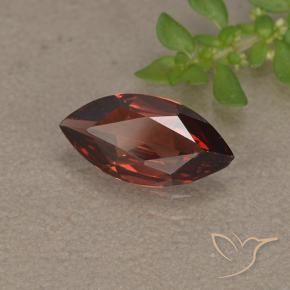 1.04 ct Red Pyrope Garnet Stone, Natural Pyrope Garnet in Marquise Facet Shape for Sale