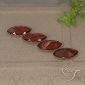 Pyrope Garnet Gemstones in 10.1 x 5 mm Size for Sale, Pyrope Garnet Stones in Deep Red Color
