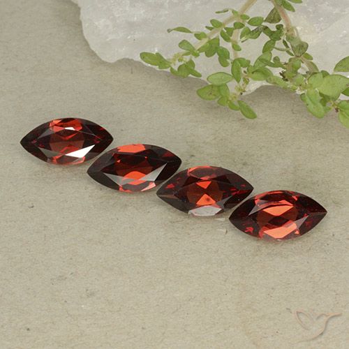 4.53ctw Natural Deep Red Pyrope Garnet, Marquise, VVS-VS