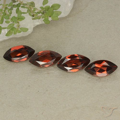 4.69ctw Natural Medium Red Pyrope Garnet, Marquise, VVS-VS