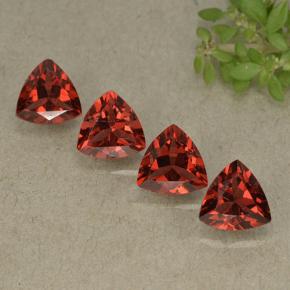 Rojo escarlata Granate Piropo Gema - 0.9ct Forma trillón (ID: 498798)