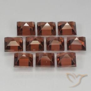 Pyrope Garnet Gemstones in 4 x 4 mm (calibrated) Size for Sale, Pyrope Garnet Stones in Deep Red Color