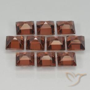 Pyrope Garnet Gemstones in 4 x 4 mm (calibrated) Size for Sale, Pyrope Garnet Stones in Sangria Red Color