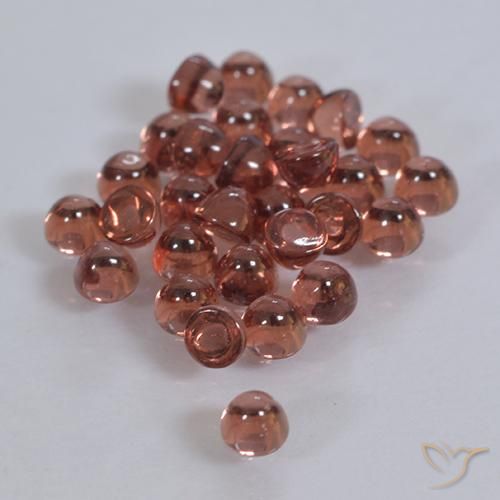2.12 ctw Red Pyrope Garnet Stones, Natural Pyrope Garnet in Round Cabochon Shape for Sale