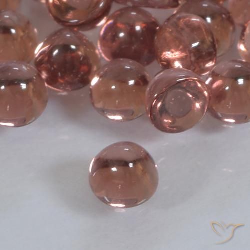 2.00ctw Natural Reddish Orange Pyrope Garnet, Round, Transparent