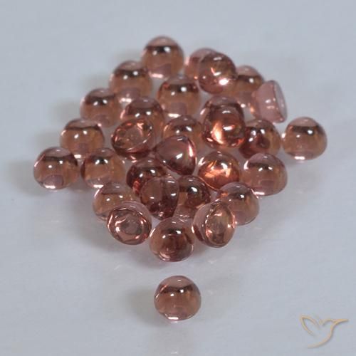 2.00 ctw Red Pyrope Garnet Stones, Natural Pyrope Garnet in Round Cabochon Shape for Sale