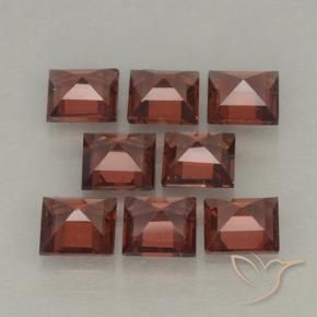 Pyrope Garnet Gemstones in 4 x 4 mm (calibrated) Size for Sale, Pyrope Garnet Stones in Deep Red Color