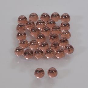 Medium Red Pyrop-Granat Edelstein - 0.1ct Rund Cabochon (ID: 500215)