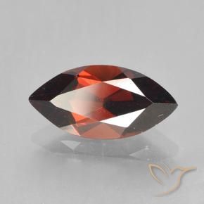 2.05 ct Red Pyrope Garnet Stone, Natural Pyrope Garnet in Marquise Facet Shape for Sale