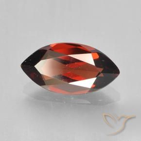 2.08 ct Red Pyrope Garnet Stone, Natural Pyrope Garnet in Marquise Facet Shape for Sale