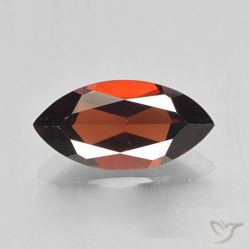 2.09ct Natural Dark Red Pyrope Garnet, Marquise, VVS-VS