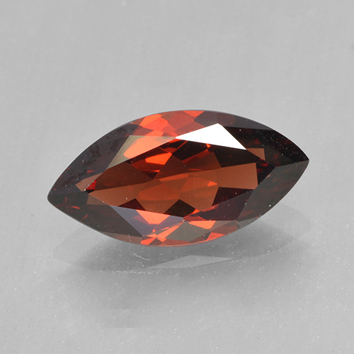 Rojo oscuro Granate Piropo Gema - 2.1ct Forma marquesa (ID: 502050)
