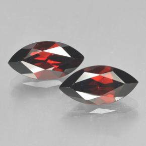 Deep Red Pyrope Garnet Gem - 2.3ct Marquise Facet (ID: 502052)