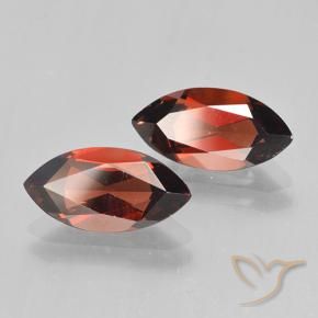 4.00 ctw Red Pyrope Garnet Stones, Natural Pyrope Garnet in Marquise Facet Shape for Sale