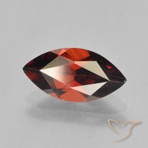 1.84 ct Red Pyrope Garnet Stone, Natural Pyrope Garnet in Marquise Facet Shape for Sale