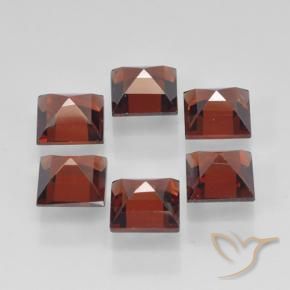 Pyrope Garnet Gemstones in 4 x 4 mm (calibrated) Size for Sale, Pyrope Garnet Stones in Bright Red Color