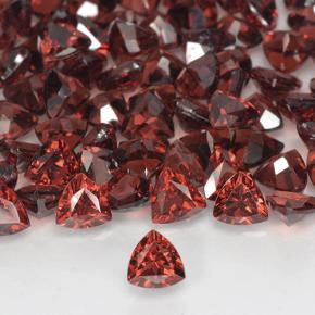 0.32 ct Red Pyrope Garnet Gemstone, Pyrope Garnet Gem in Trillion Facet Shape for Sale.