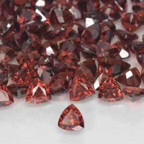 0.32 ct Red Pyrope Garnet Stone, Natural Pyrope Garnet in Trillion Facet Shape for Sale