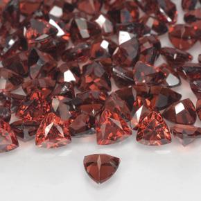 Pyrope Garnet Gemstone in 4 x 4 mm (calibrated) Size for Sale, Pyrope Garnet Stone in Scarlet Red Color