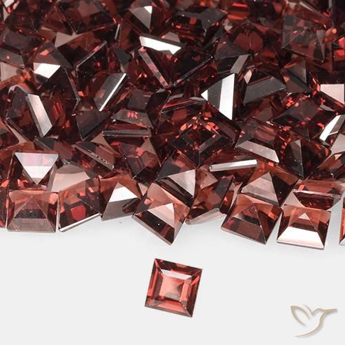 67.76 ctw Red Pyrope Garnet Stones, Natural Pyrope Garnet in Square Step-Cut Shape for Sale