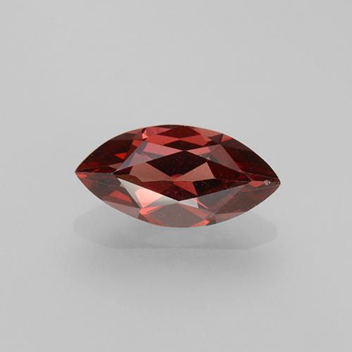 Deep Scarlet Red Pyrope Garnet Gem - 1.2ct Marquise Facet (ID: 505587)