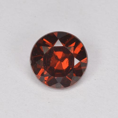 暗红色 镁铝榴石 Gem - 1ct 圆形切面 (ID: 512841)