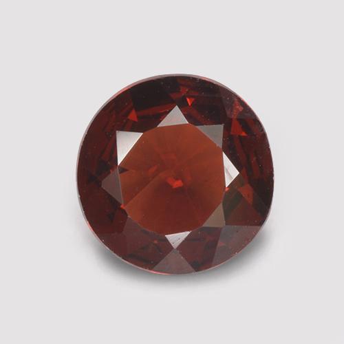 Deep Red Pyrope Garnet Gem - 1.1ct Round Facet (ID: 512849)