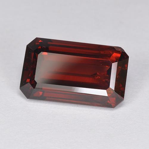 5.19 ct Red Pyrope Garnet Gemstone, Pyrope Garnet Gem in Octagon Step Cut Shape for Sale.