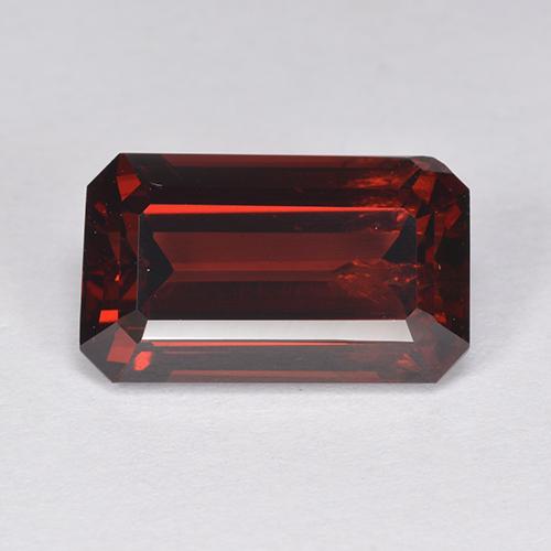 5.19 ct Red Pyrope Garnet Stone, Natural Pyrope Garnet in Octagon Step Cut Shape for Sale