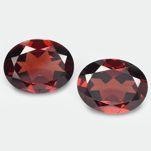 Rojo sangre intenso Granate Piropo Gema - 1.9ct Forma ovalada (ID: 513509)