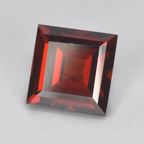 Red Pyrope 2.3ct Square from Mozambique Gemstone