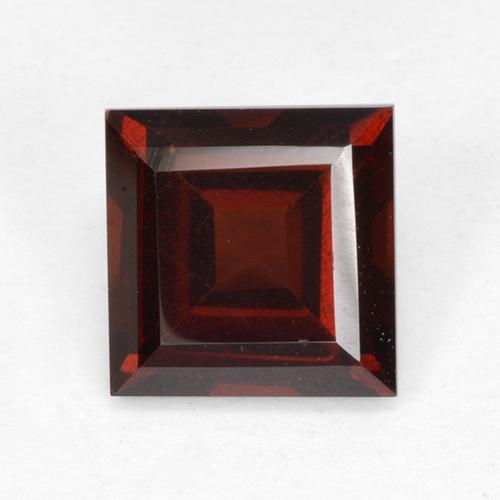 Deep Blood Red Pyrope Garnet Gem - 2.1ct Square Step-Cut (ID: 513526)