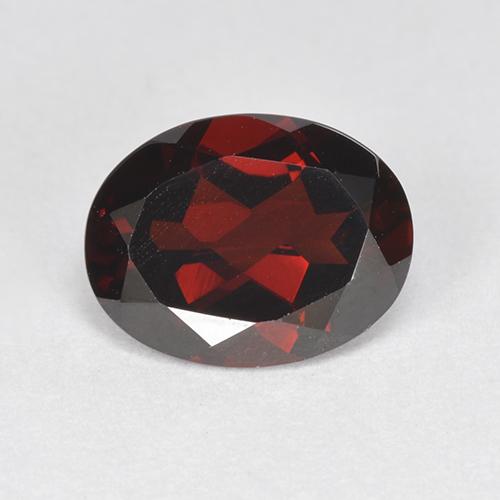 Dark Red Pyrope Garnet Gem - 2.3ct Oval Facet (ID: 513533)