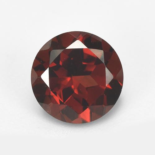 1.63 ct Red Pyrope Garnet Gemstone, Pyrope Garnet Gem in Round Facet Shape for Sale.