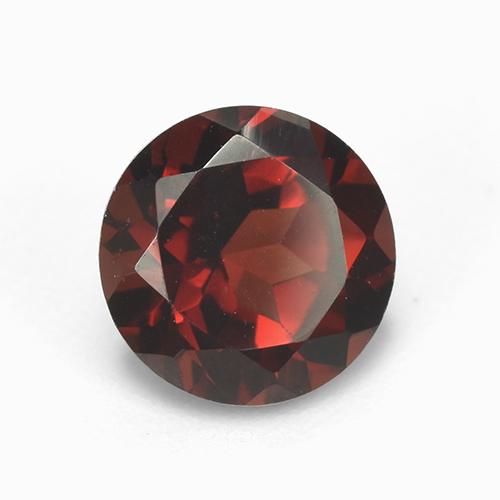 1.63 ct Red Pyrope Garnet Stone, Natural Pyrope Garnet in Round Facet Shape for Sale