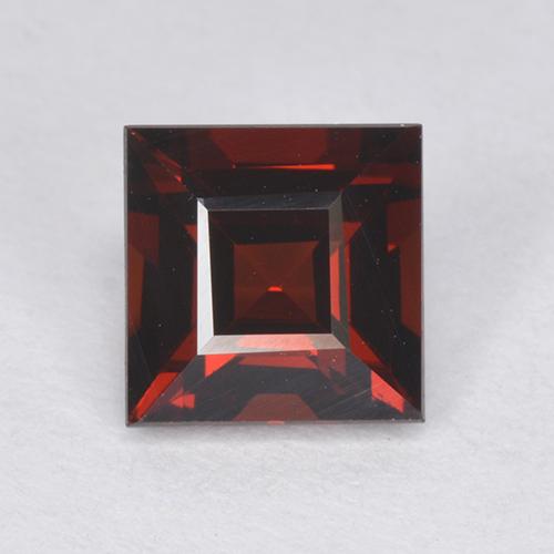 1.53 ct Red Pyrope Garnet Gemstone, Pyrope Garnet Gem in Square Step-Cut Shape for Sale.