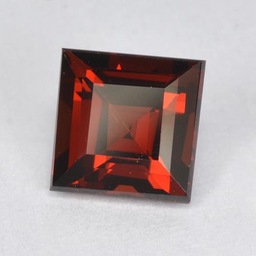 Deep Red Pyrope Garnet Gem - 1.5ct Square Step-Cut (ID: 513634)